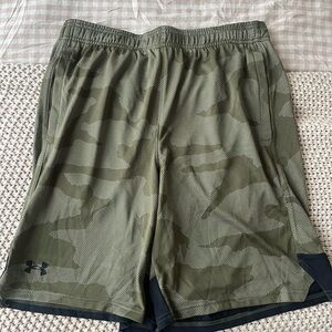 Under Armour Green Athletic Shorts Lightweight Design